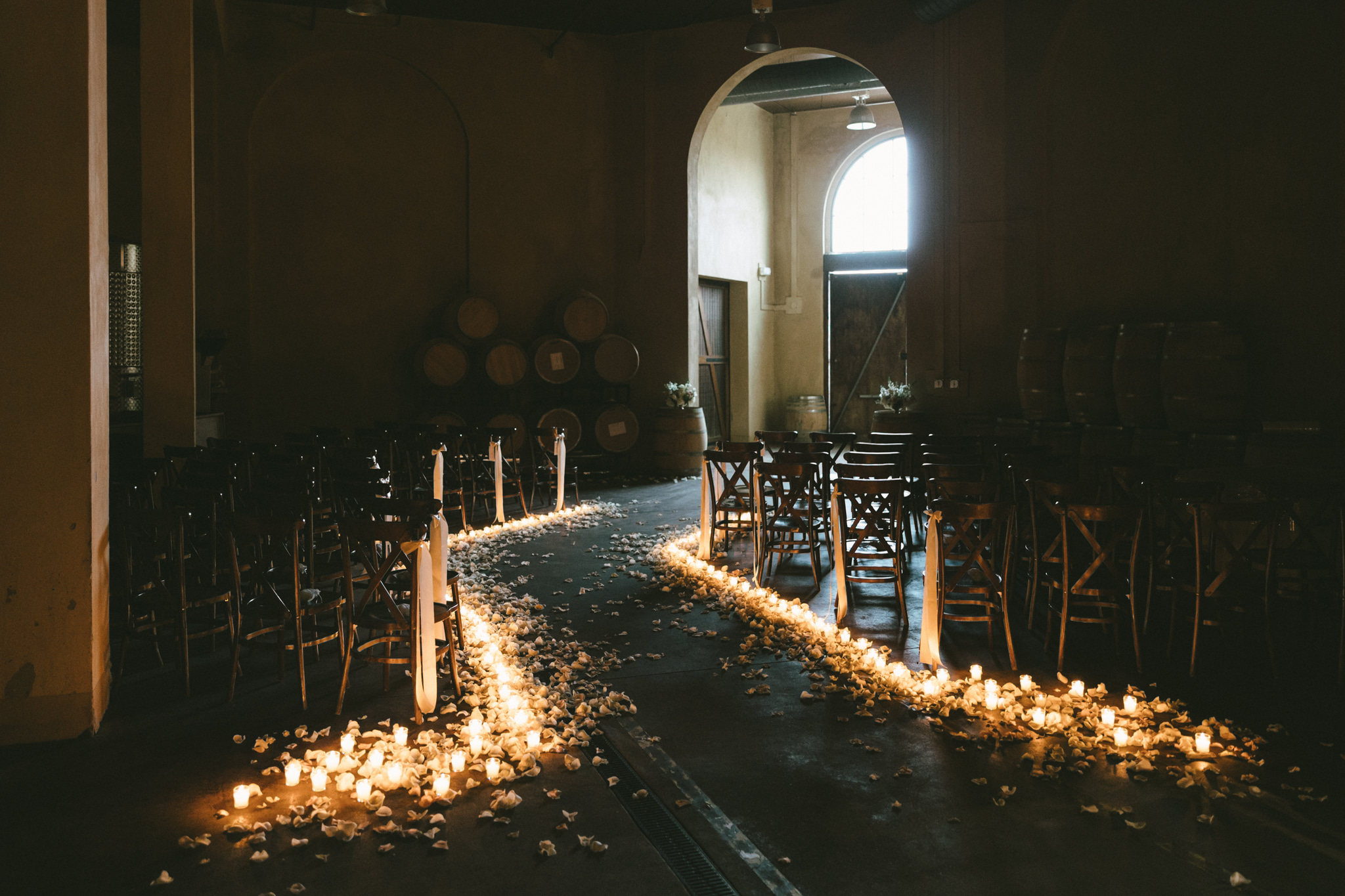 A Romantic Candlelit Wedding in North Georgia Wine Country