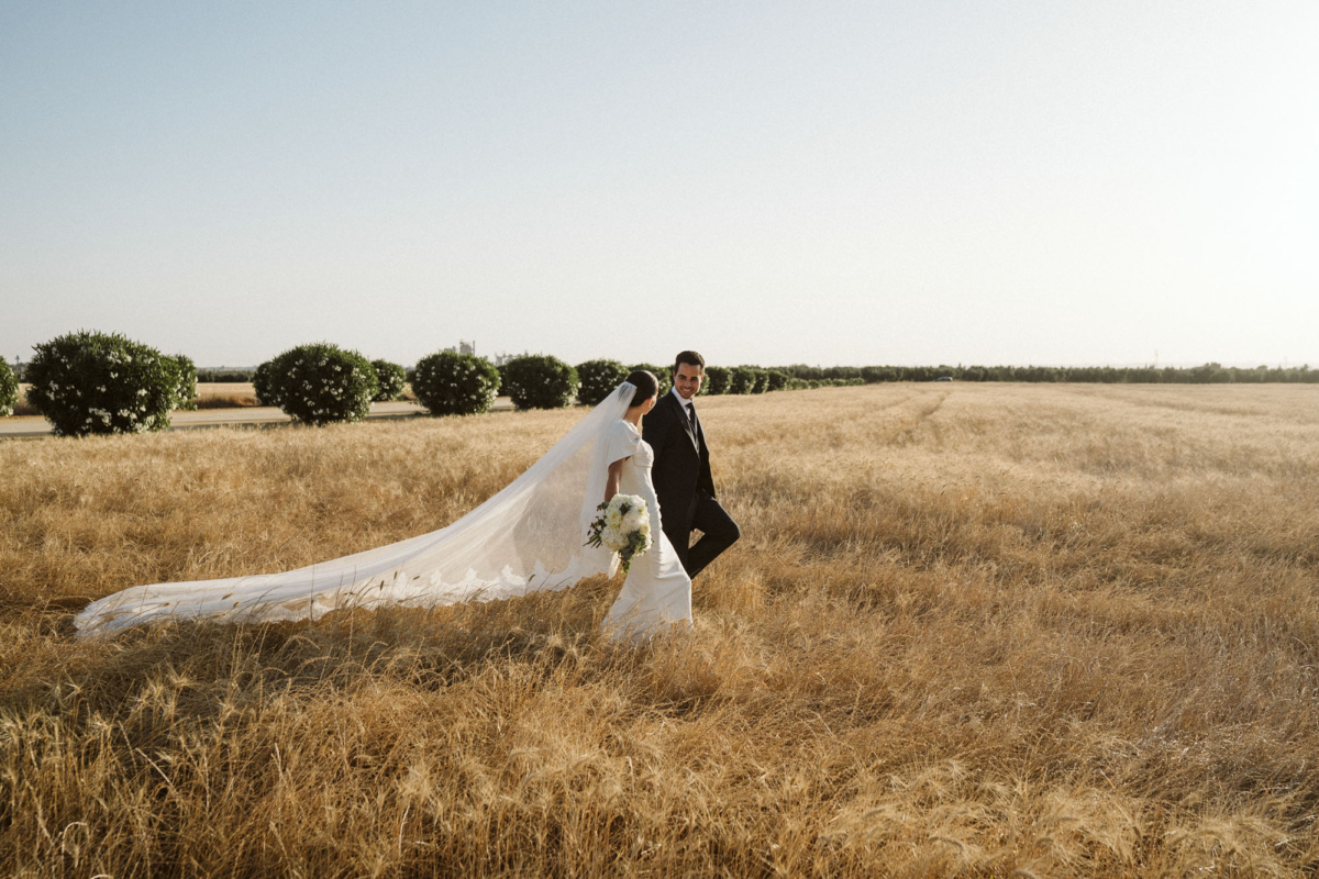 An Elegant Seville Wedding Beneath the Orange Trees